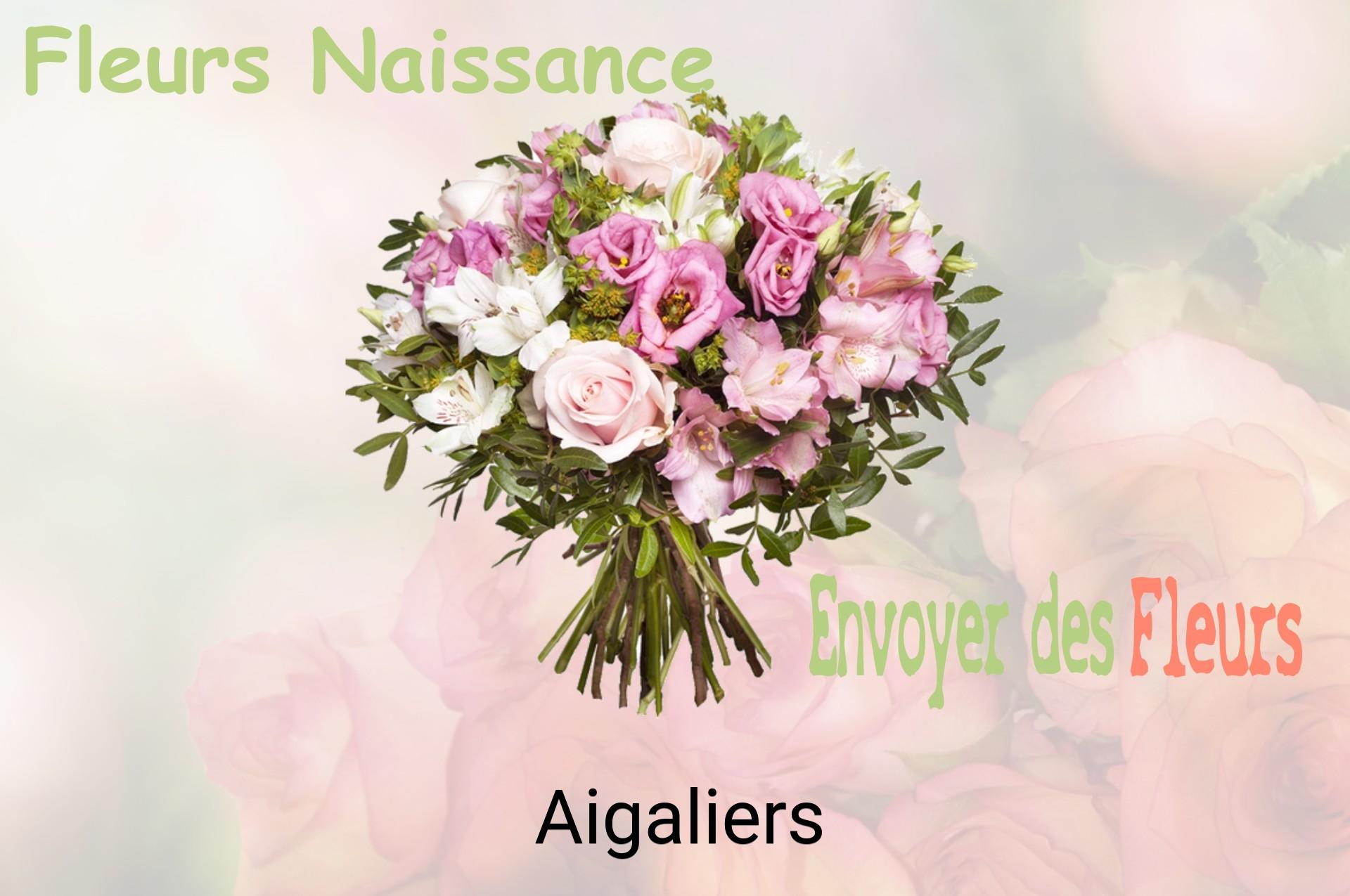 Bouquet de fleurs de naissance livré à Aigaliers